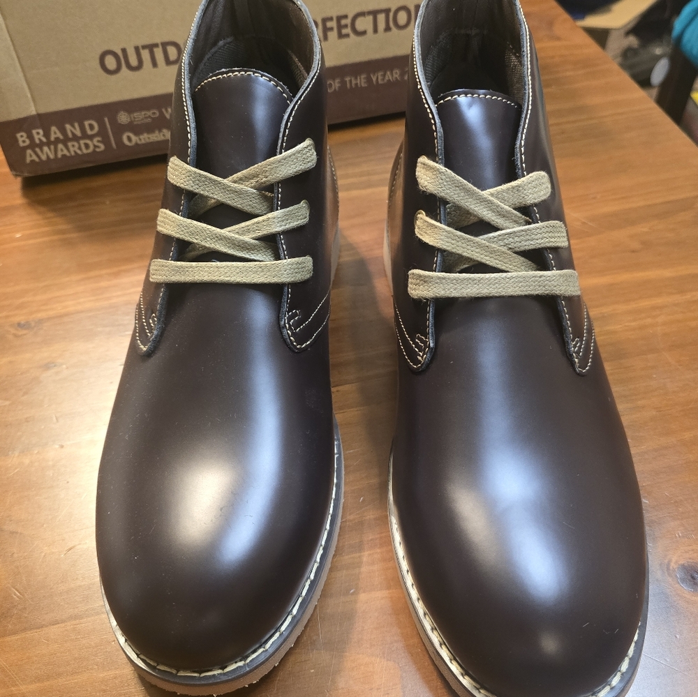 Camel Crown Men's 9.5 Brown Short Boots New In Box